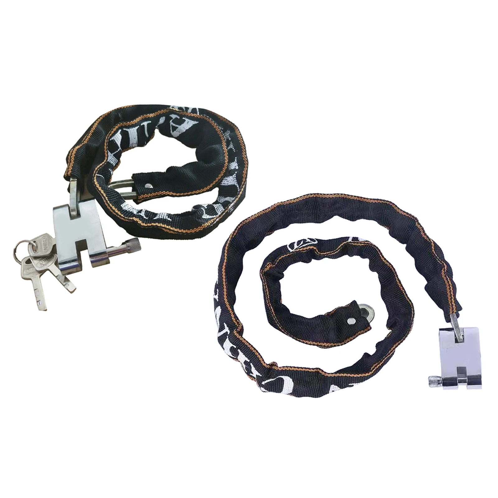 Anti-Theft Bike Chain Lock Steel Security Locks 80/110cm Fence Grill Link Lock
