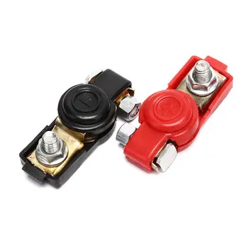 

Battery Terminal Heavy Duty Car Vehicle Quick Connector Cable Clamp Clip Easy Operation Repair Modification Auto 2Pcs