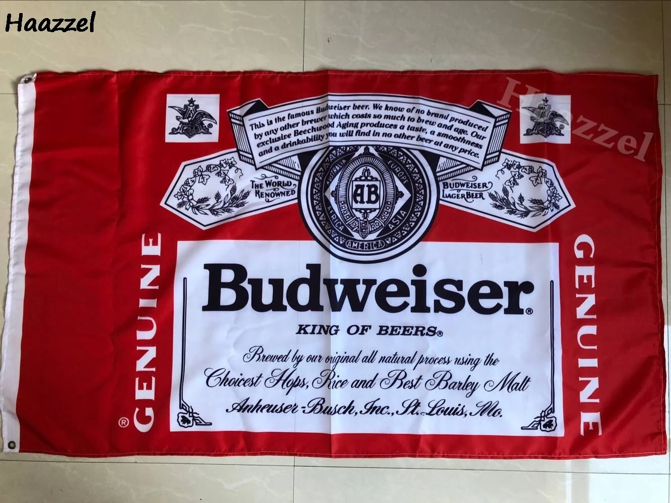 3ft x 5ft 3 x5ft Budweiser Beer Flag Banner print Polyester banner flag