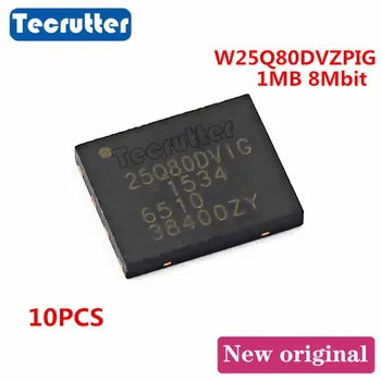

10PCS W25Q80DVZPIG 25Q80DVIG WSON8 6X5 1MB 8Mbit 25Q80 W25Q80BVZPIG new version flash