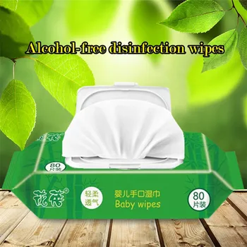 

Baby Antibacterial Wet Wipe Tissue Clean Hand Health Care 80 Wipes/Pack Hand Clean Houshold Outdoor Dripshipping