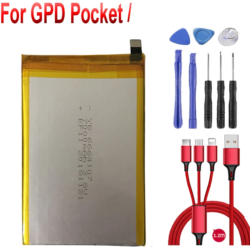 battery for GPD MicroPC Pocket 1/ Pocket2 for GPD P2 max Handheld