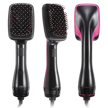 

3 in 1 Negative Ion One Step Hair Dryer & Volumizer Blower Anti-Static Hair Styler Hair Straightener Brush Drier Hairbrush
