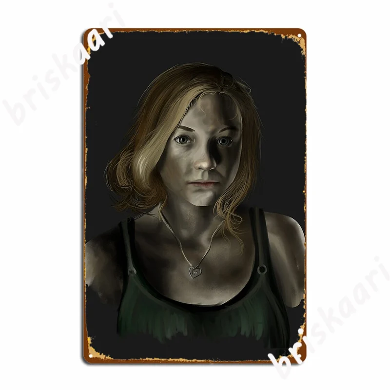 

Beth The Ходячие мертвецы металлический плакат настенная пещера классические таблички для паба Жестяная Табличка на гараж постер