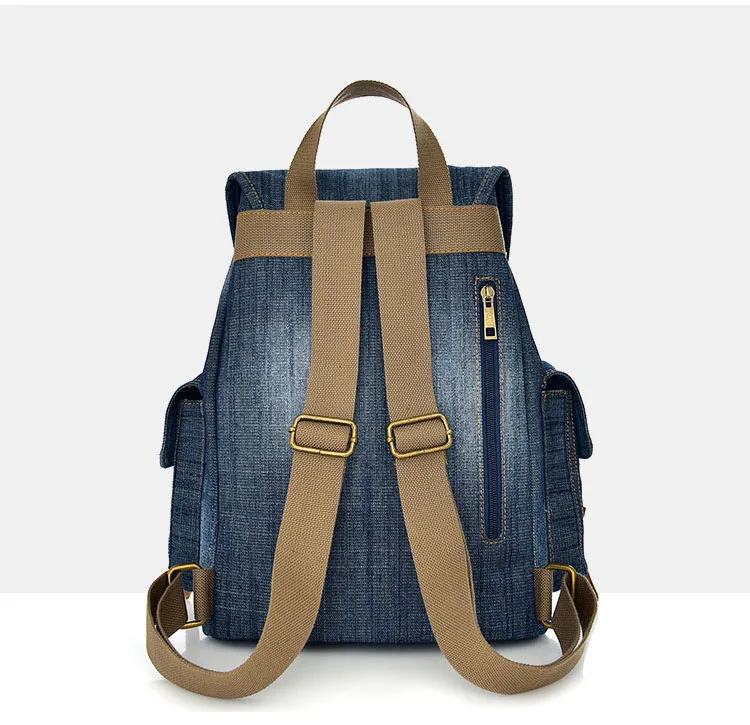 Джинсовый холщовый рюкзак для ноутбука для мужчин и женщин, школьный рюкзак Mochila Feminina, модные женские дорожные рюкзаки, школьный рюкзак