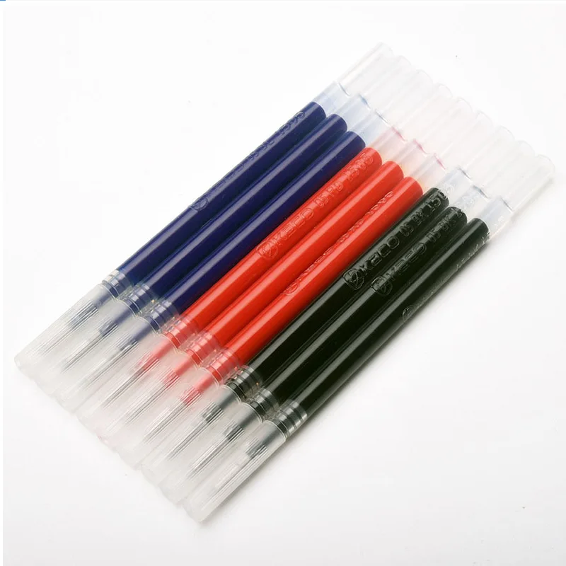 10pcs/pack for Xiaomi Gel Pen Kaco 0.5MM Refill Blue/Black/Navy Blue Ink Retractable Sign Pen Ballpoint Pens for office School 4