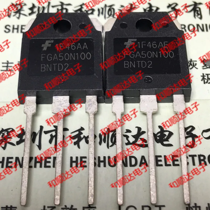 10 шт./лот FGA50N100BNTD2 новые имеющиеся TO-3P 1000V 50A