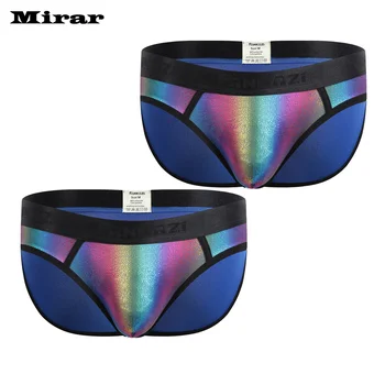 

Men's Sexy Underwear Transparent See Through Shorts Hot Lip Print Underpants