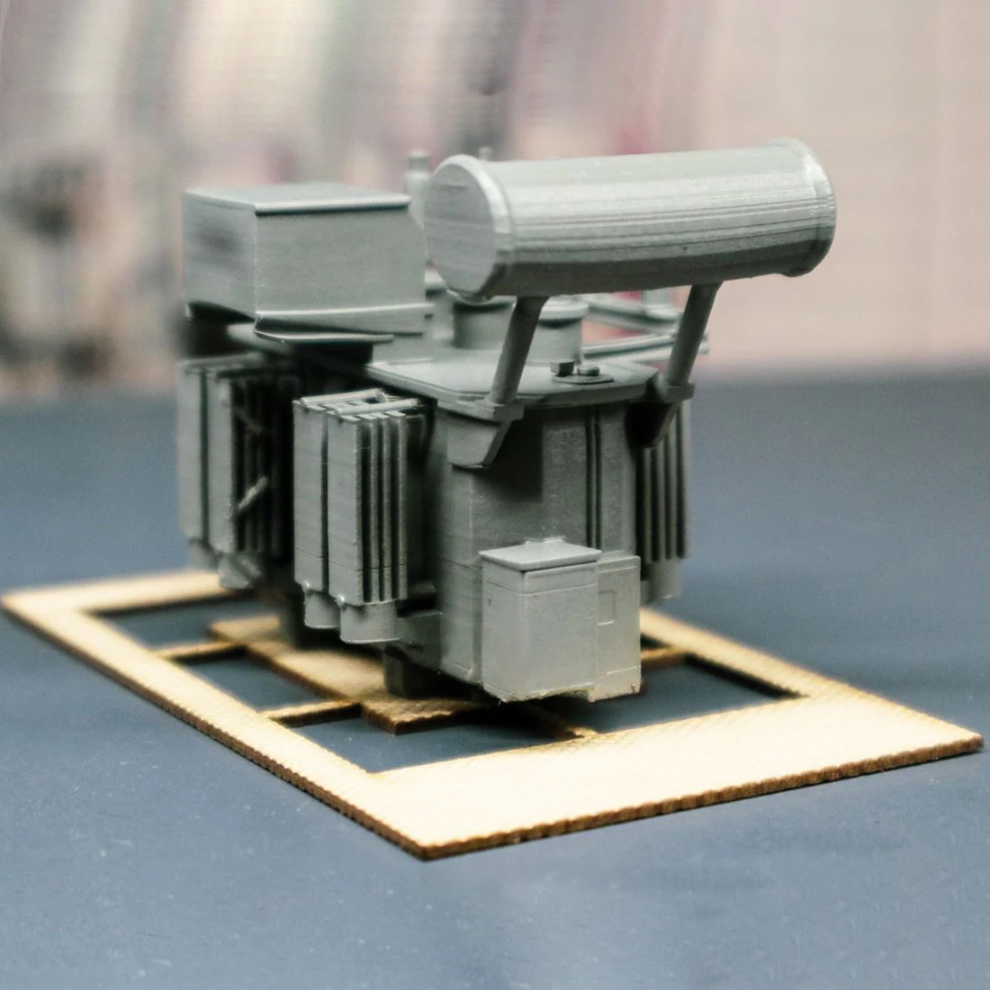 

1:87 HO Scale Three-Phase Oil-Immersed Transformer Model Power Station Sand Table Scene Decoration
