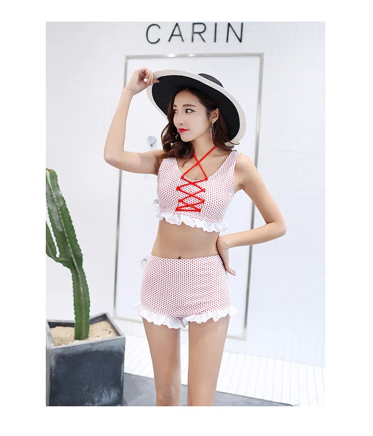 Сексуальный костюм из двух частей кампус прекрасный горничной милый горячий японский Sukumizu школьный купальник