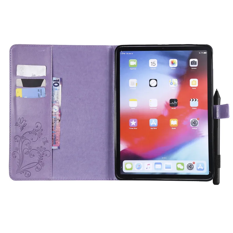 Wekays для Apple iPad Pro 11 дюймов 2018 мультфильм бабочка кожаный чехол для Coque 2018 новый iPad Pro 11 дюймов чехол Etui