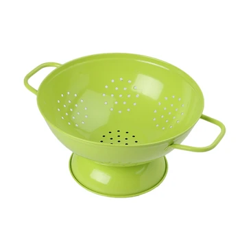 

Round Drain European Style Elegant Household Fruit and Vegetable Macaroni Waterproof Metal Fruit Basket Tools for Dessert Table