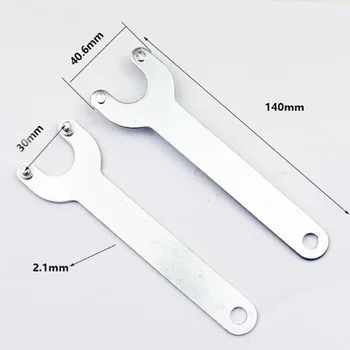 

2020 Wholesale Set Wrench Kit Flange Lock Nut Spanner Metal Silver Grinding Power Tools