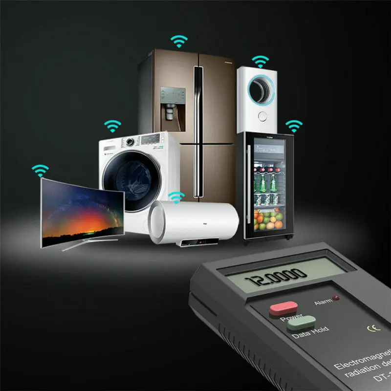 EMF измеритель электромагнитного поля детектор портативный цифровой ЖК-тестер