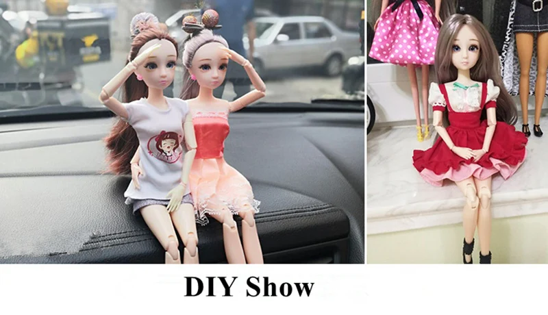 30 см модные куклы игрушки для девочек 1/6 BJD куклы Тело Макияж 3D глаза красивая принцесса девочка куклы пластиковые игрушки DIY для девочек