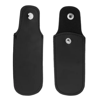 

2pcs 10 Hole Harmonica Case Bag Leather For Harmonica Parts Black