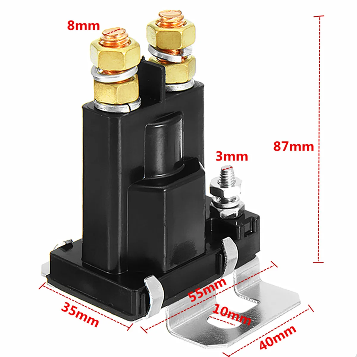 500A 12V DC 4 Pin Реле высокого тока контактор вкл/выкл автомобильный выключатель