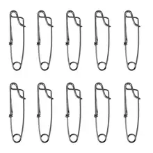 Stainless Steel 5Pcs Fishing Tackle Line Long Snap Clip Tuna Crab Shrimp Tool