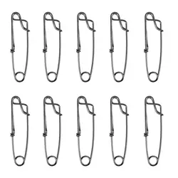 Stainless Steel 5Pcs Fishing Tackle Line Long Snap Clip Tuna Crab Shrimp Tool