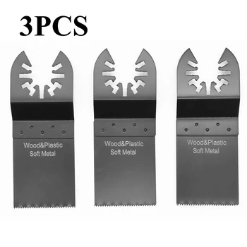 

3x 8in Oscillating Multi-Tool Saw Blades Cutters Wood Soft Metal Cutting Milling