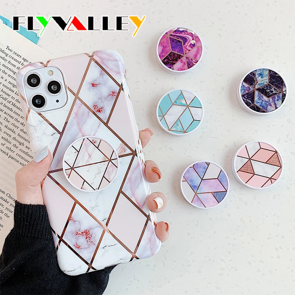 Покрытие подставка мрамор Hoder для айфон самсунг хуавей ксиоми редми Oneplus смартфон