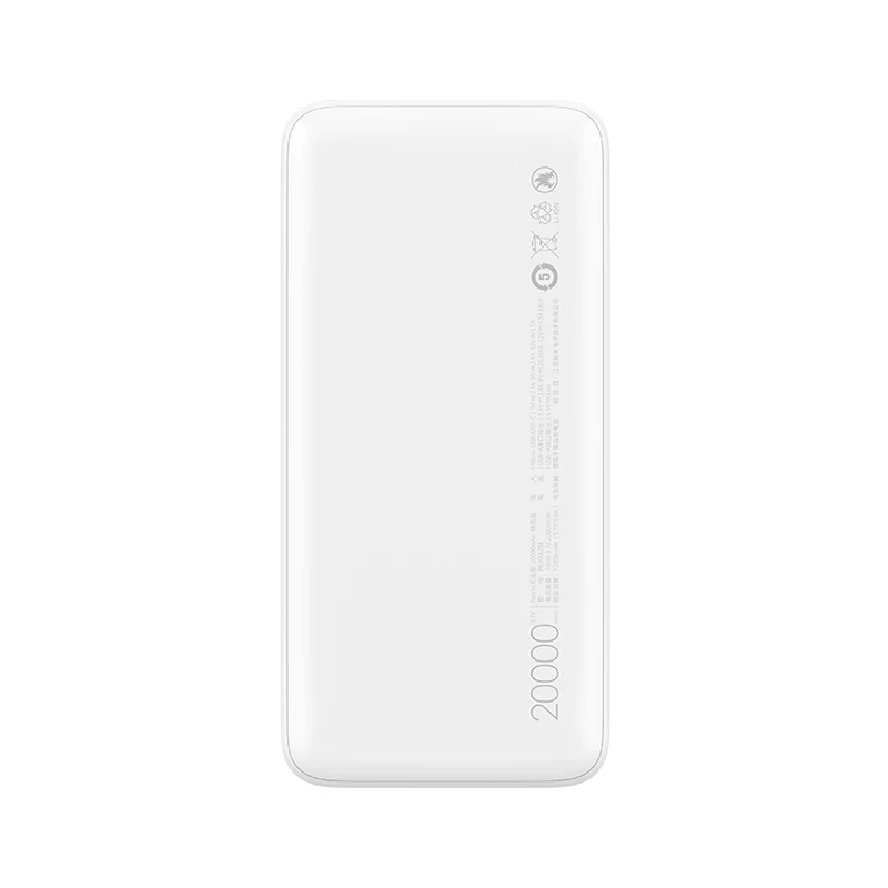 Xiaomi Redmi power Bank 20000 мАч 18 Вт два-быстрая зарядка Поддержка двойной USB внешний аккумулятор банк для мобильного телефона планшета