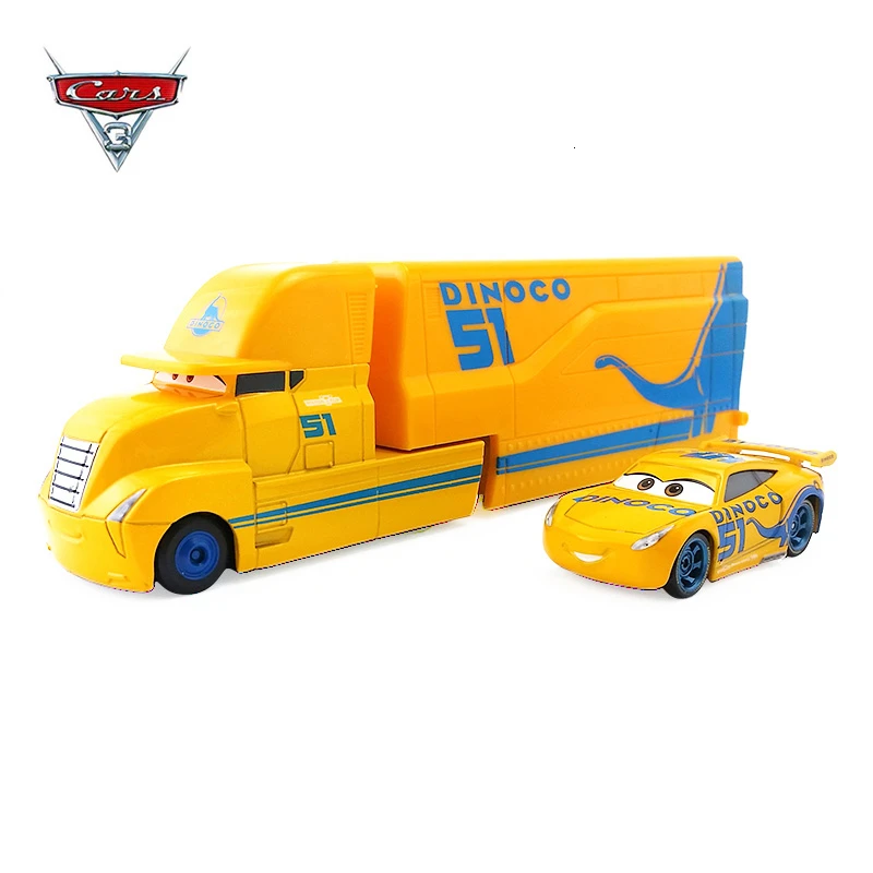 Disney Pixar 2 3 Toy Lightning McQueen Jackson Storm Cruz Mike Uncle Truck 1:55 Alloy Model Car Children Toy Gift