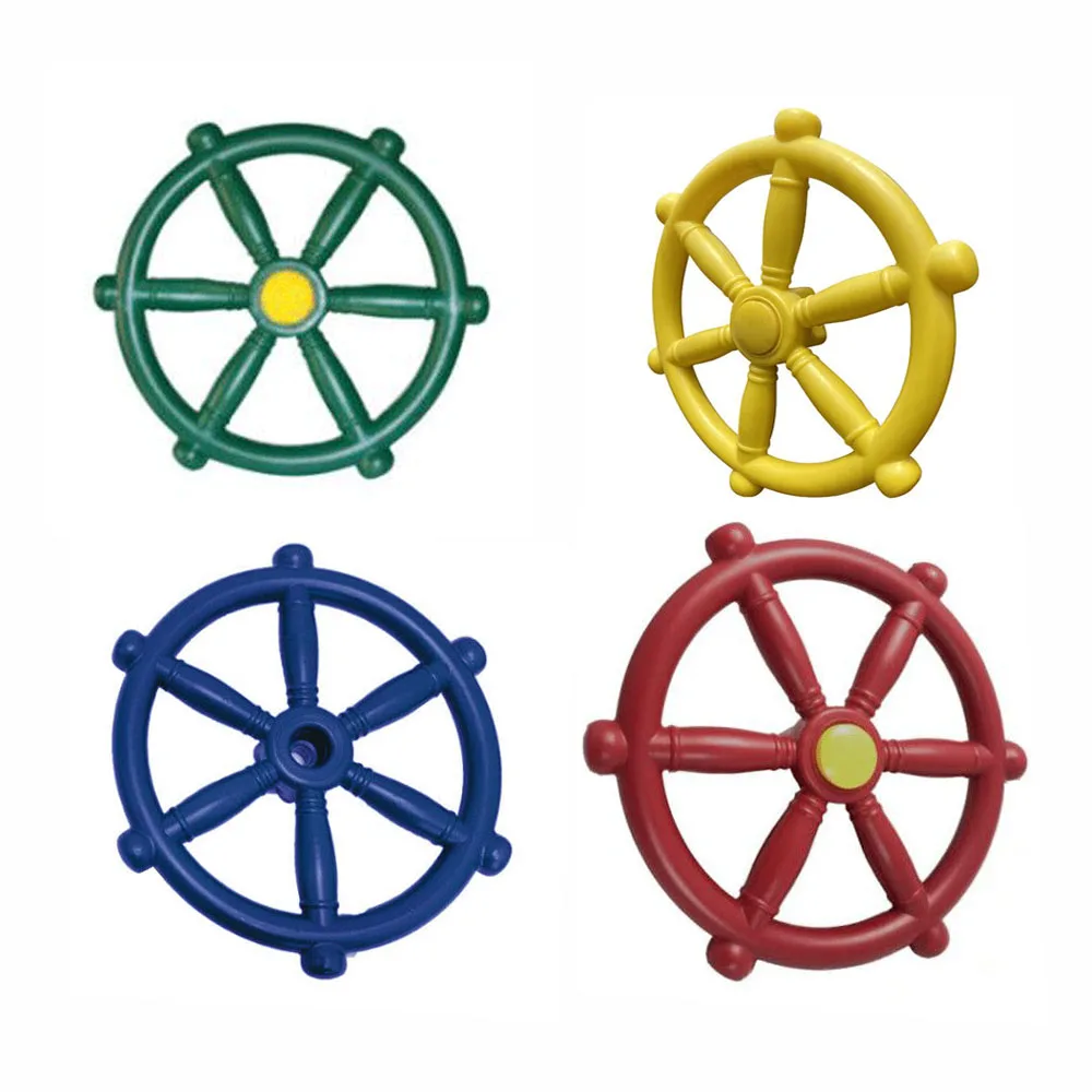12 Inch Steering Wheel Pirate Game Accessory Swingset For Kids Outdoor Playhouse Treehouse Backyard