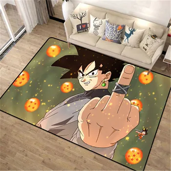 

Anime Carpet Dragon Ball Super Saiyan Son Goku Skid Resistance Floor Mats Action Figure Model Toy For Home Decoration M4272