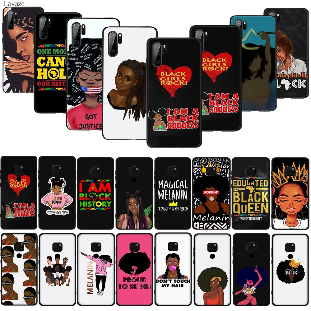 Lavaza H14 2bunz Melanin Poppin Aba TPU Soft Case for Huawei Honor view 20 9x Pro P smart Z Plus P20Lite Mate 30 Lite | Мобильные