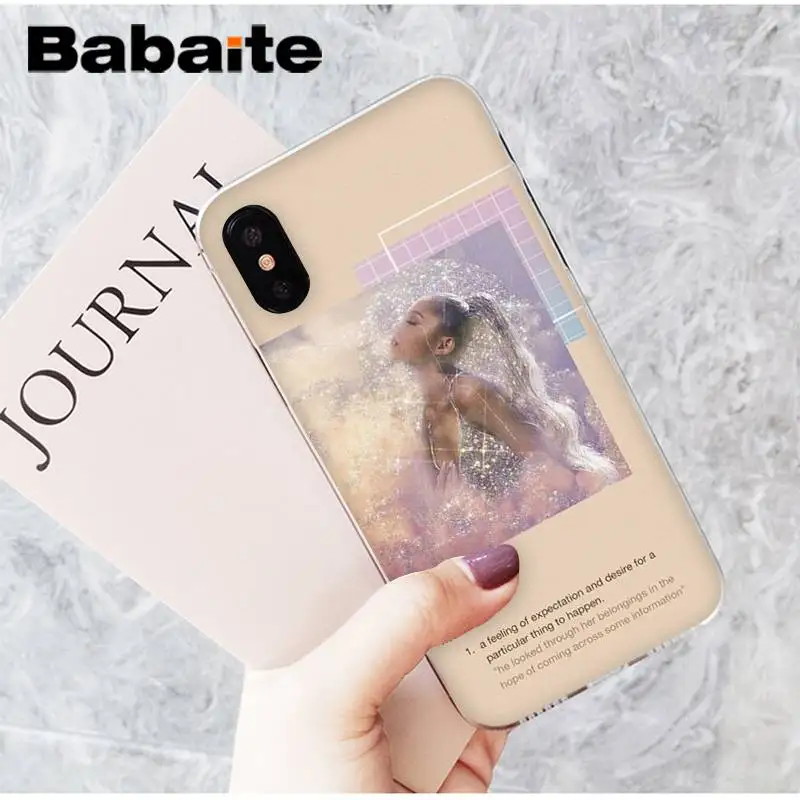 A8 Babaite Ариана Гранде шаблон ТПУ мягкий сотовый телефон чехол для телефона для iPhone 8 7 6 6S Plus X XS MAX 5 5S SE XR 11 11pro 11promax - Цвет: A8