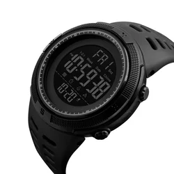 Reloj deportivo de moda para hombre, cronógrafo Digital multifunción con alarma, resistente al agua, 5 bares, 1251