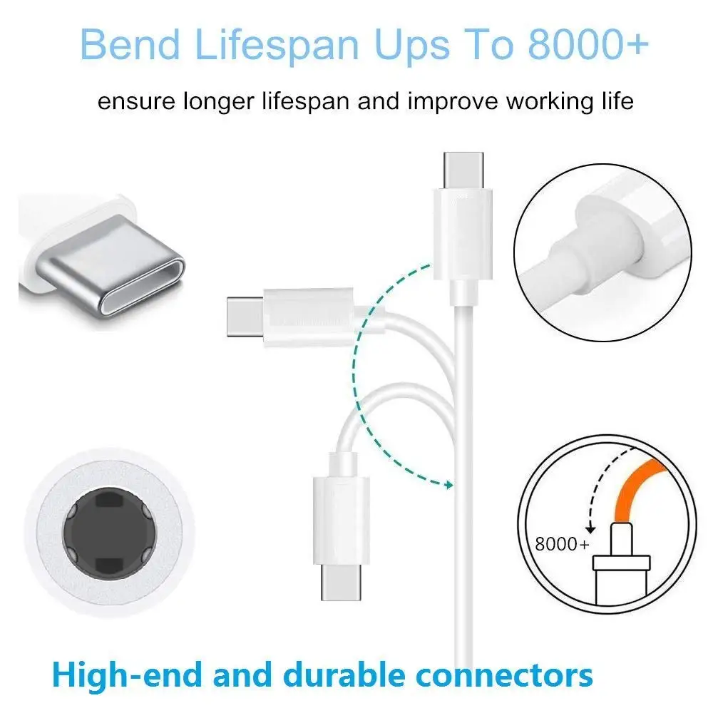 

Conversion Plug Type C to 3.5 Earphone Adapter USB C AUX Audio Jack Cable Converter Headphone Headset for Mobile Phone