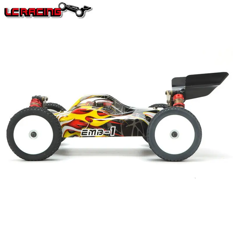 Toyoutdoorparts RC BE6014 Red Alum Front Lower Suspension Arm Fit LC Racing 1/14 Electric EMB 