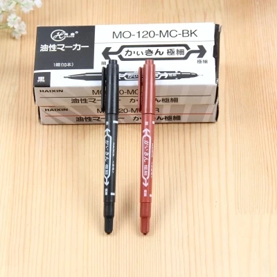 30Pcs C201Marking Pen Oiliness Piccola Doppia Penna Per Marcatura Oleosa Ad Acquerello Delineante Spedizione Gratuita