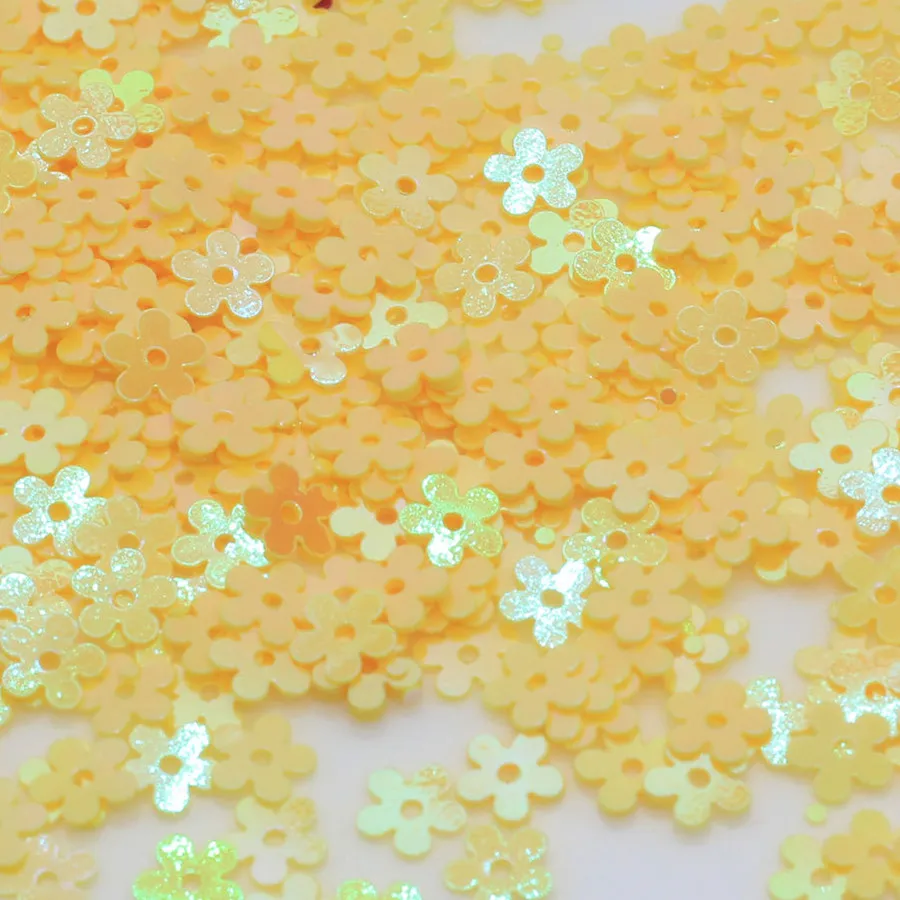 CX/5 mm Flower/20 grams Sequins PVC Flat for DIY Card Making Craft Color Collection - Цвет: 4
