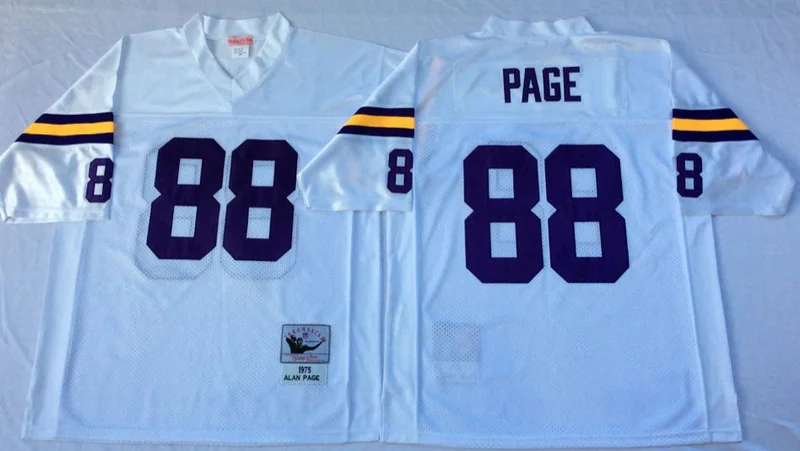 Синий Stitiched, Minnesota s, Paul Krause, Fran Tarkenton, Alan Page, Throwback Jersey - Цвет: Синий