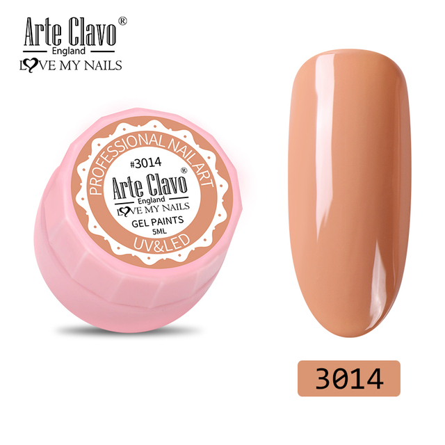 Clavo 5ML Painting Gel Nail Polish 72 Colors Gel Varnish Set For Manicure Top Base Coat Hybird Design of Nail Art Lacquer