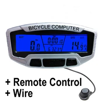 

Multifunction Bicycle Computer Bike Wired LCD Cycling Odometer Luminous Night Speedometer Large Screen Bike Computer