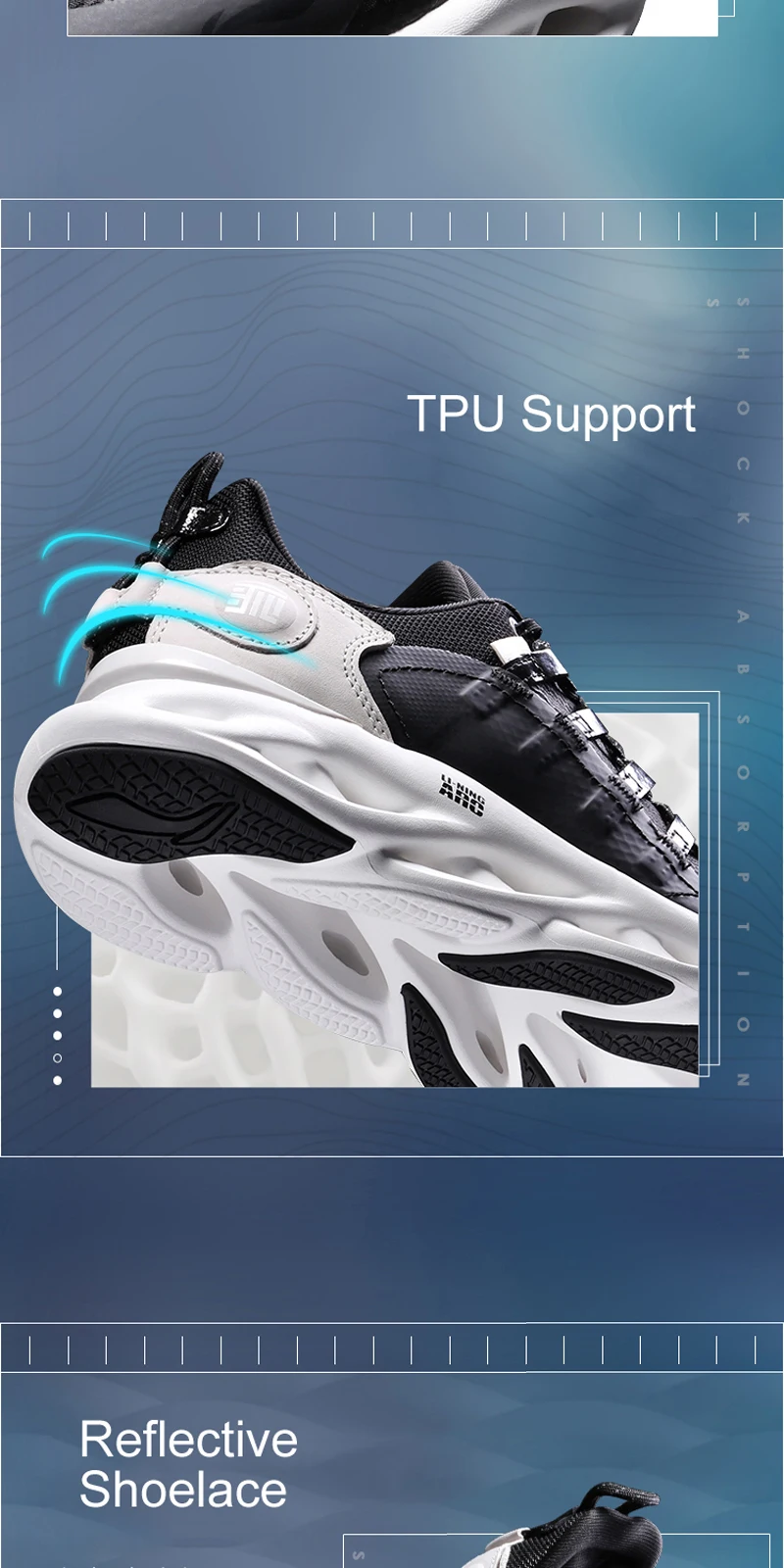 Li-Ning/женские кроссовки для бега с подушкой и водонепроницаемой подкладкой ARHP288 XYP947
