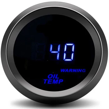 

Digital Oil Temp gauge 2" 52mm 40-150 Celsius Oil temperature gauge Blue LED with sensor temperatura Auto car meter racing