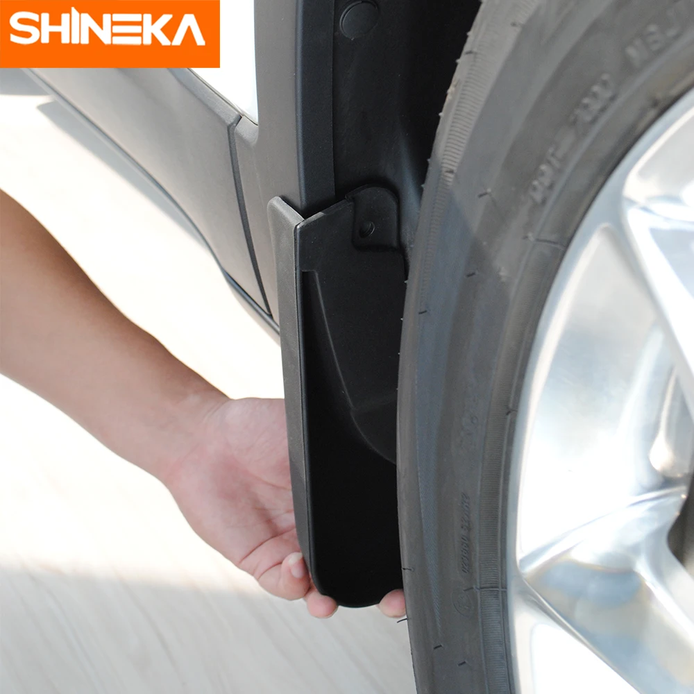 Брызговики SHINEKA для Jeep Cherokee-, брызговики, брызговики, защита от пыли, аксессуары для Jeep Cherokee