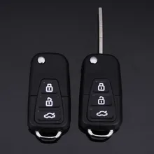 Dakatu 3 botão flip dobrável remoto chave caso escudo para lifan x60 x50 720 substituição remoto keyless entrada fob caso