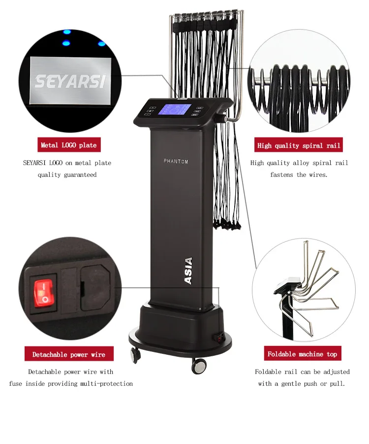 Safety 24V output Voltage Asia Digital Hair Perm Machine, Salon