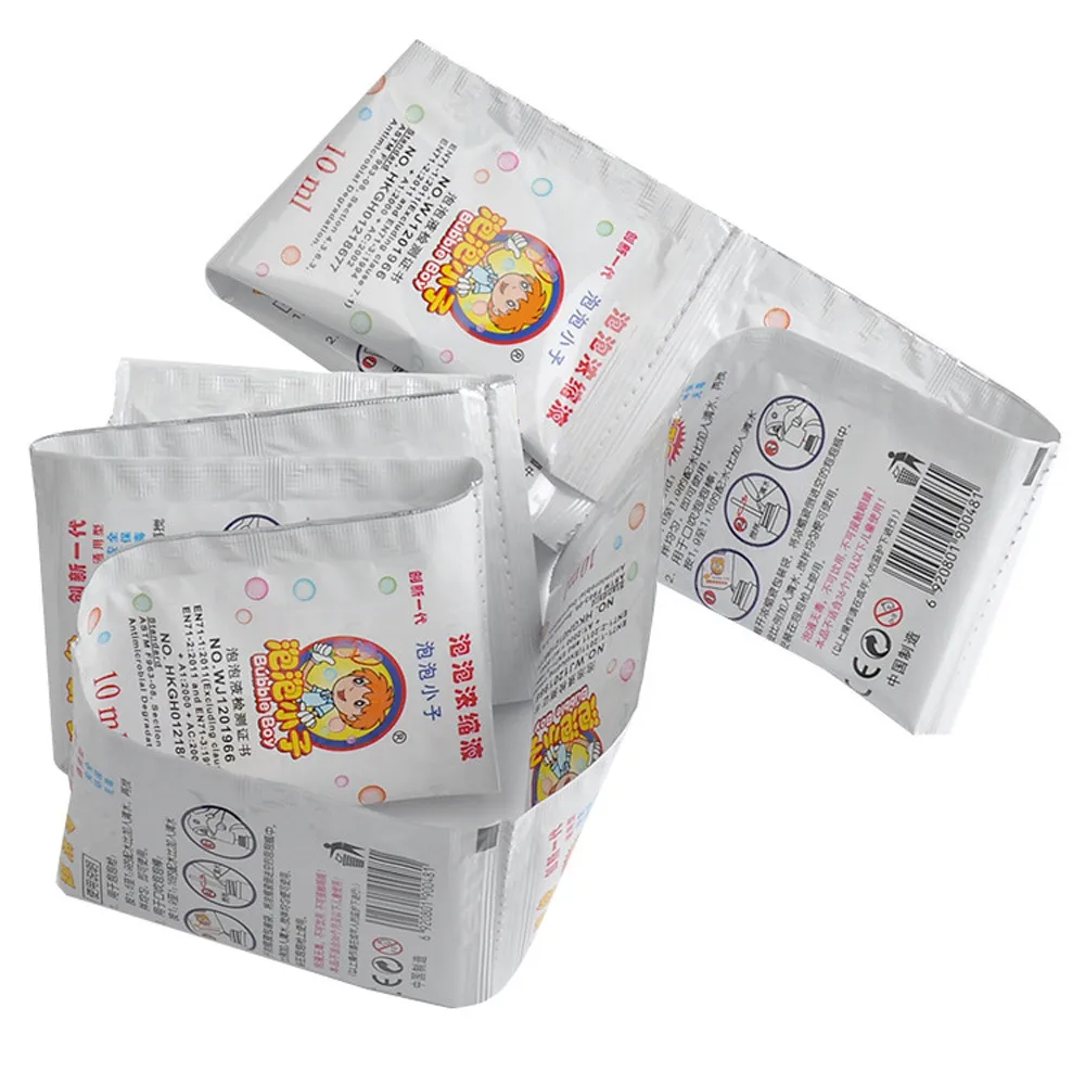 5 Bags15ML/упаковка Профессиональный пузырьковый водный концентрат для пистолет для мыльных пузырей или выдувная палочка для выдувания пузырей Дети на открытом воздухе безопасные игрушки - Цвет: A