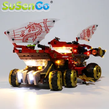 

SuSenGo LED Light kit For Ninja GO Land Bounty Toy Building Blocks Lighting Set Compatible with 70677 (Model Not Included)