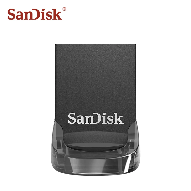 SanDisk Fit USB флэш-накопитель CZ430 64 Гб 16 Гб мини USB 3,1 флэш-накопитель до 130 МБ/с./с Флэшка высокоскоростная карта памяти USB 32 Гб 128 ГБ