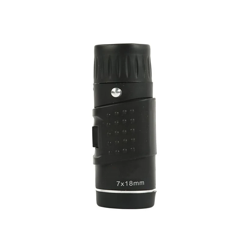 

7X18 HD Optical Monocular Low Night Vision Waterproof Mini Portable Zoomable 7X Focus Telescope for Travel Hunting Scope