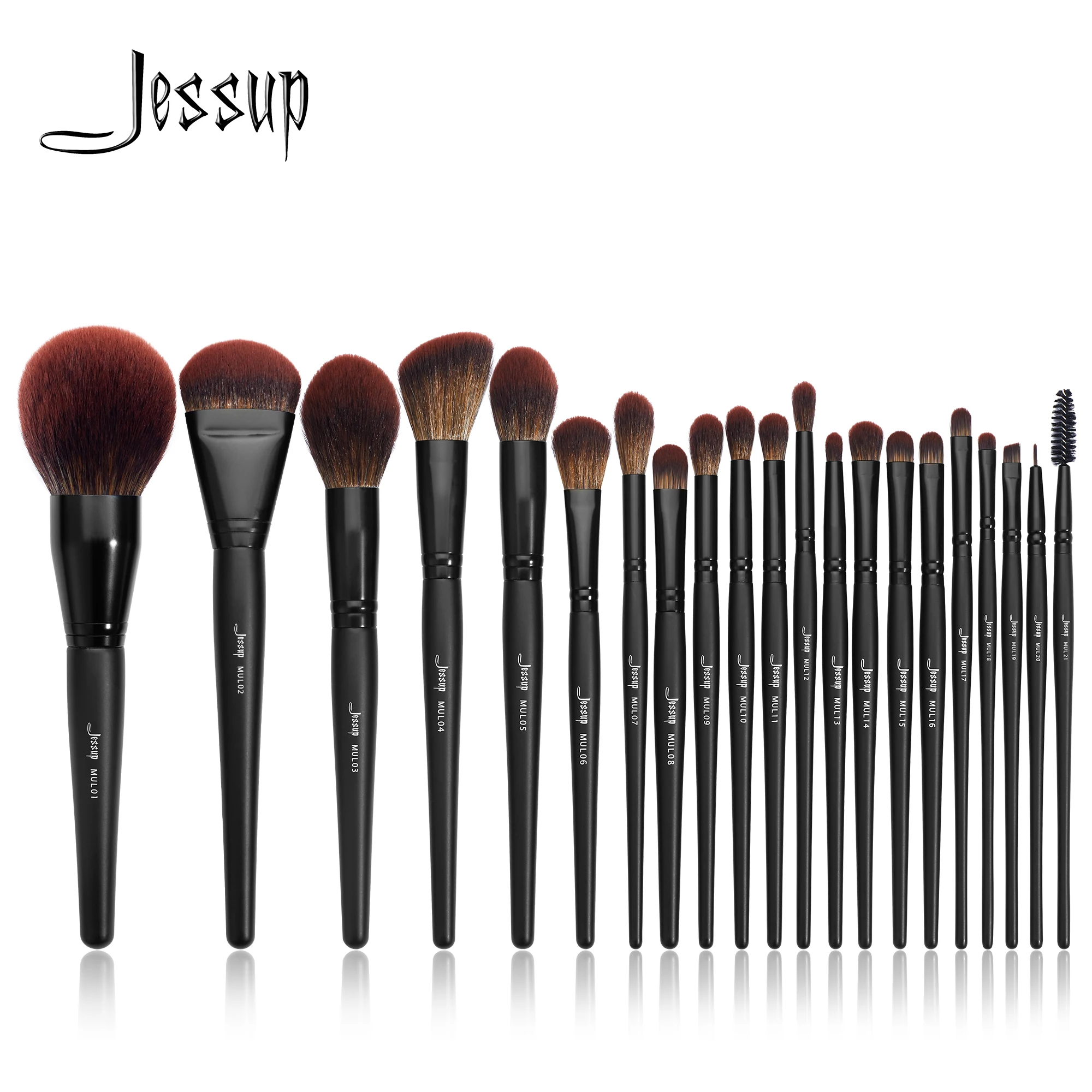 Jessup Makeup Brushes Phantom Black 3 21pcs Foundation Brush Powder Concealer Eyeshadow Blusher Face Pinceau Synthetic Hair Eye Shadow Applicator Aliexpress
