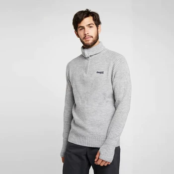 

Bergens Winter Men's Merino Wool Sweater 100% Fashion Slim Casual Sweater